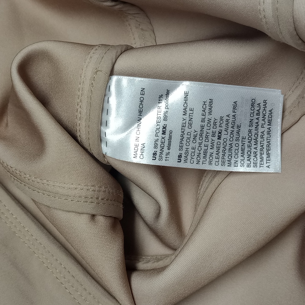 CHICO'S ARTISANAL TAN FAUX SUEDE WOMEN'S JACKET WITH MULTICOLOR PAISLEY DESIGNS - Picture 11 of 12